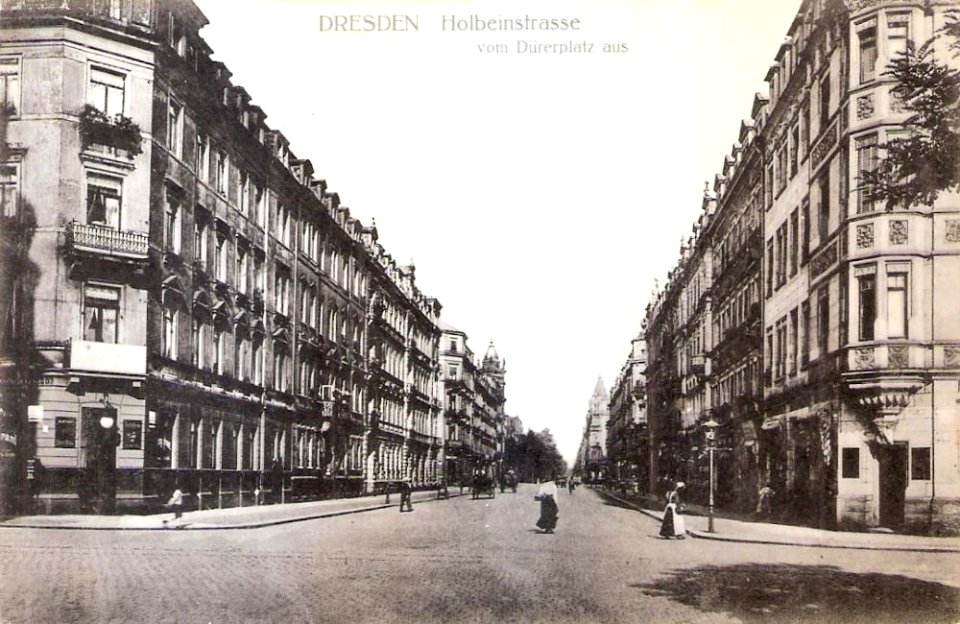 Holbeinstraße bella época Dresde