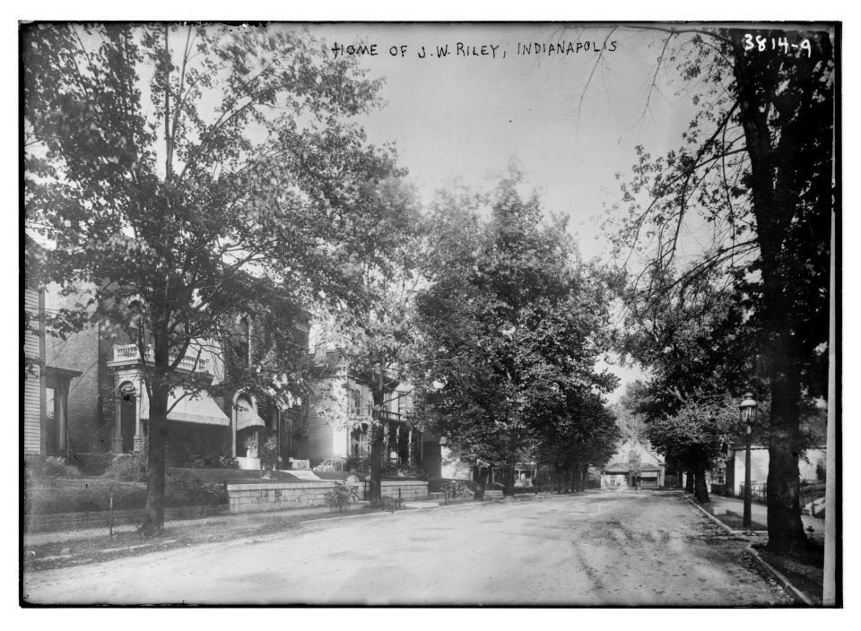 Home of J.W. Riley, Indianapolis LCCN2014701388