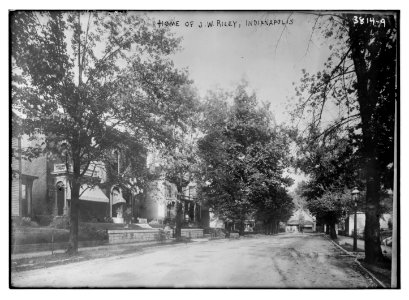 Home of J.W. Riley, Indianapolis LCCN2014701388