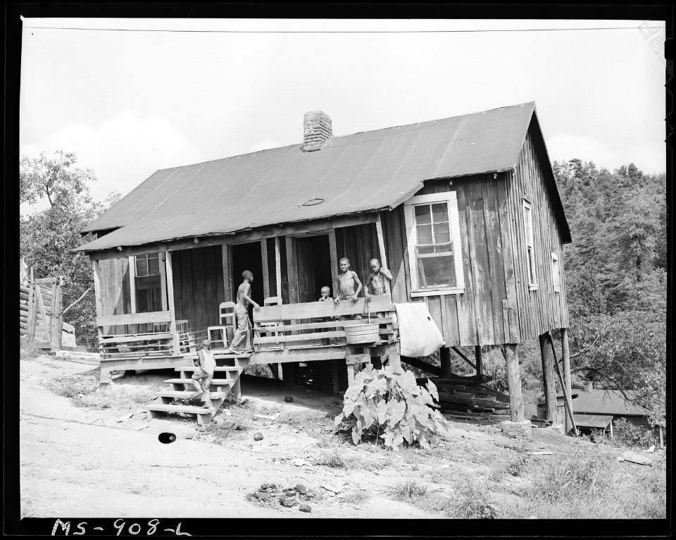 Home of Negro miner who lives in company housing project. Adams, Rowe & Norman Inc., Porter Mine, Adamsville... - NARA - 540605