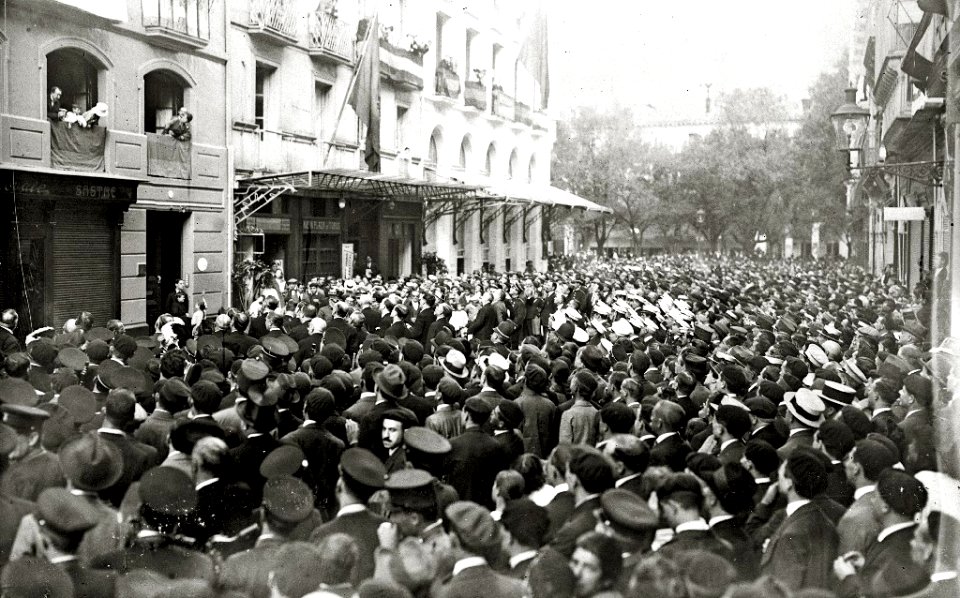 Homenaje a Usandizaga en la plaza de Gipuzkoa (3 de 5) - Fondo Car-Kutxa Fototeka