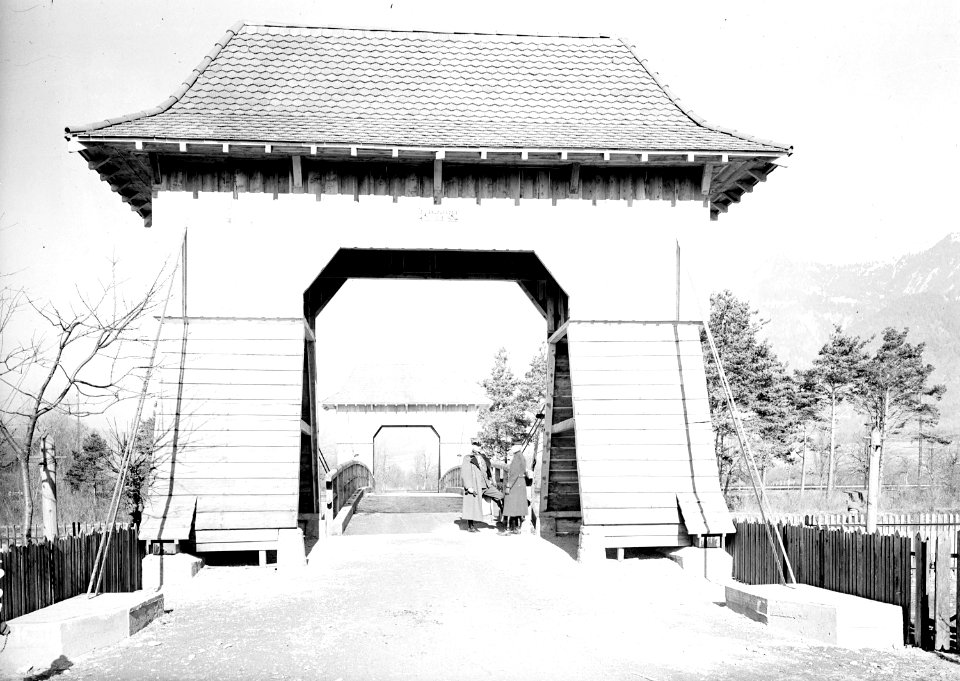 Holzbrücke in Landquart - CH-BAR - 3239372