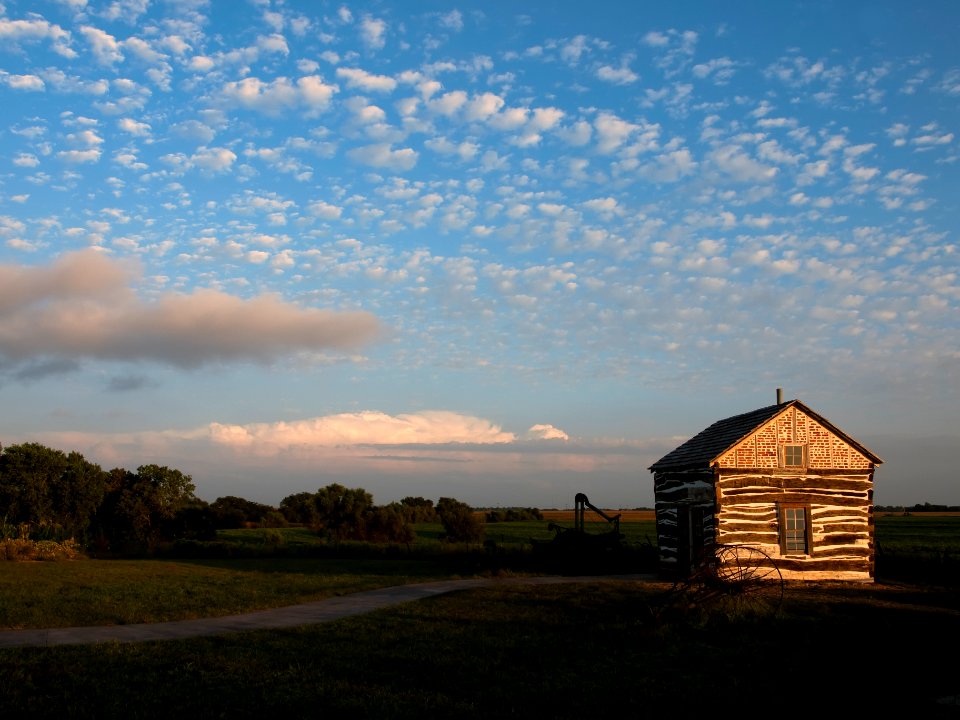 Homestead National monument of America, Historic Palmer-Epard cabin