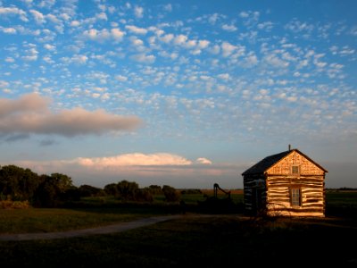 Homestead National monument of America, Historic Palmer-Epard cabin