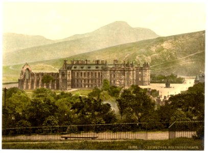 Holyrood Palace, James Valentine, 1890–1900 photo