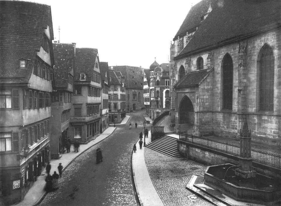 Holzmarkt zum Pfleghof hin 1903 (Gebr. Metz 8277 TSiW122)