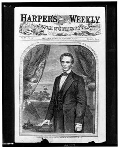 Hon. Abraham Lincoln, born in Kentucky, February 12, 1809 - photographed by Brady. LCCN98518286