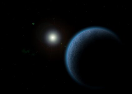 Moon planet galaxy