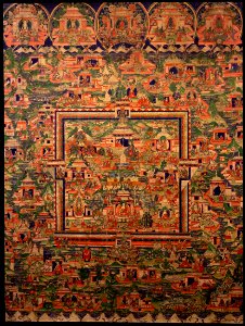 Homeland of Tonpa Shenrab Miwo Olmo Lungring. Tibet, 19th century, Rubin Museum of Art