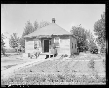 Home of miner. Puritan Camp, Erie, Colorado. - NARA - 540361 photo