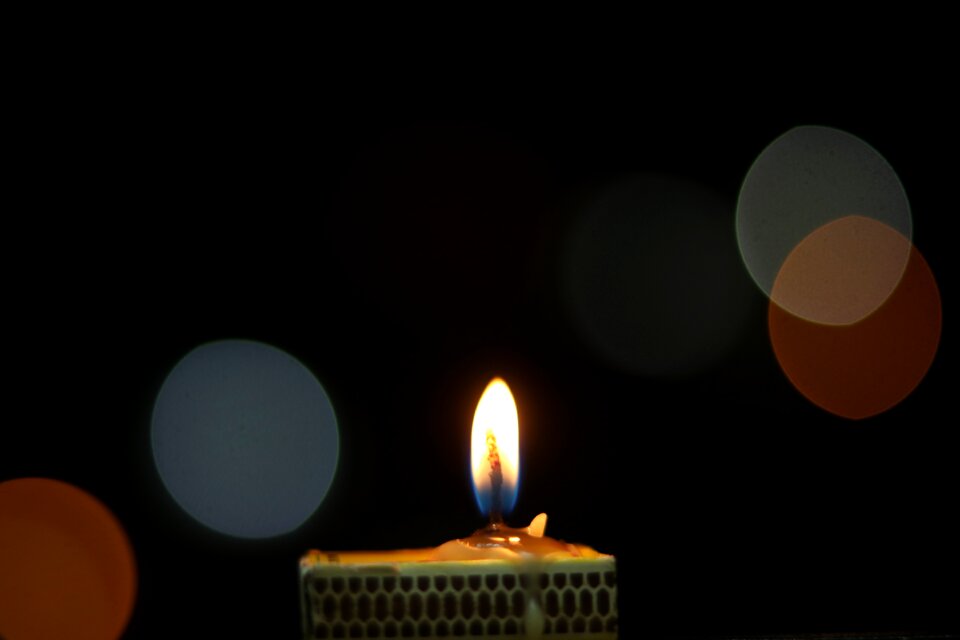 Flame fire candlelight