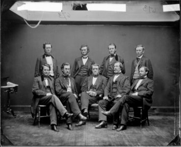 Hon. George H. Pendleton, Ohio., Hon. William A. Richardson, Ill., Clement L. Vallandigham, Ohio., Hon. Daniel... - NARA - 525690