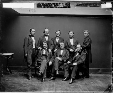 Hon. George H. Pendleton, Ohio., Hon. William A Richardson, Ill., Clement Vallandigham, Ohio., Hon. Benjamin Wood, N.Y. - NARA - 525691