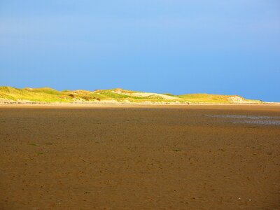 Dune landscape sand watt hike photo