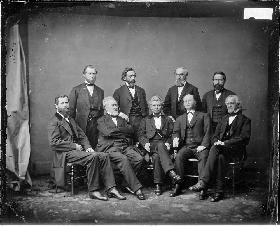 Hon. George S. Boutwell, Mass., Hon. Charles A. Eldridge, Wis., Hon. William Lawrence, Ohio., Hon. Samuel S.... - NARA - 525670