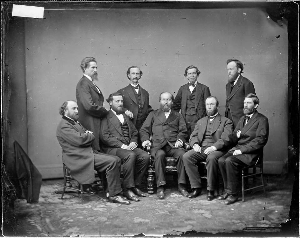 Hon. James A. Garfield, Gen. John T. Ketchum., Gen. Green B. Raum., Ill - NARA - 525652