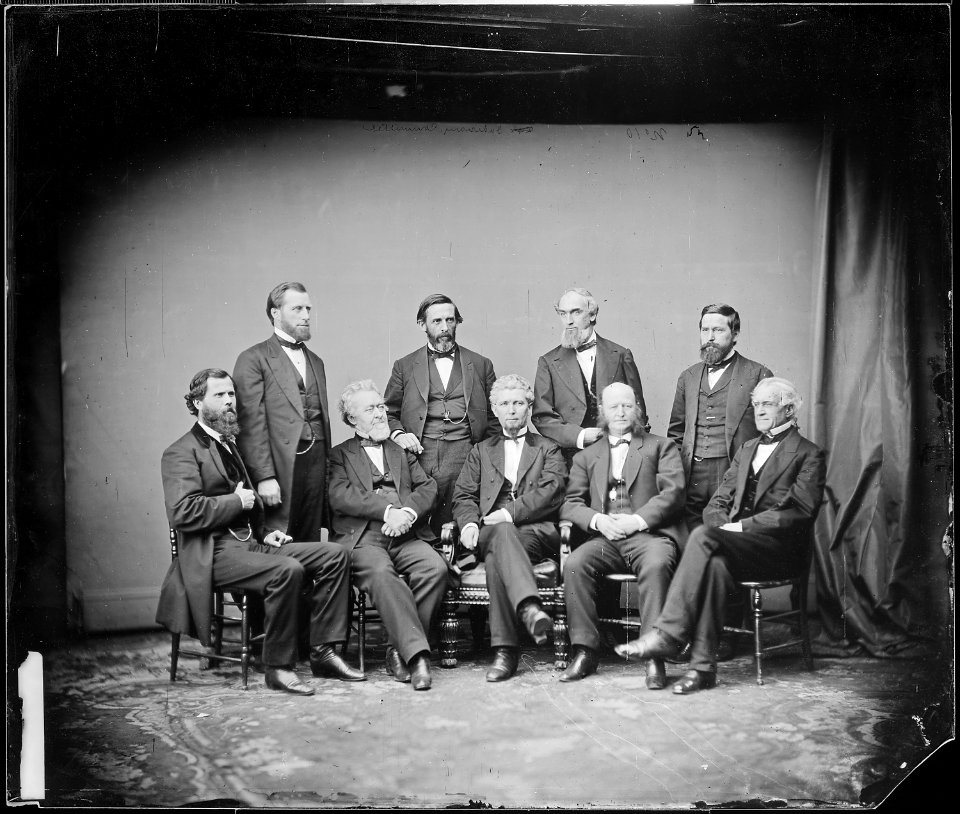 Hon. John C. Churchill, N.Y., Hon. George S. Boutwell, Mass., Hon. Charles A. Eldridge, Wis., Hon. William Lawrence... - NARA - 528277