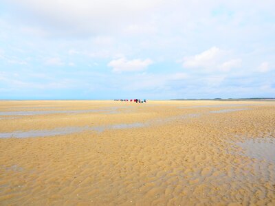 Dune landscape sand watt hike photo