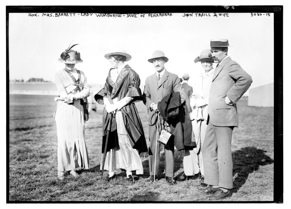 Hon. Mrs. Barrett - Lady Wimborne - Duke of Penaranda - John Traill and wife LCCN2014696161