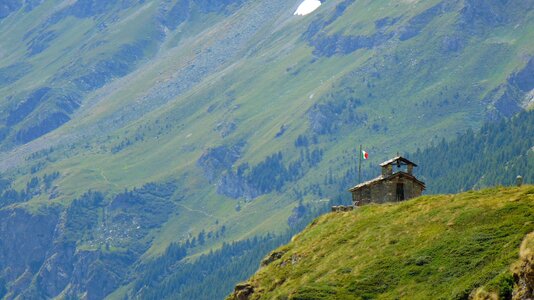 Mountain church nature