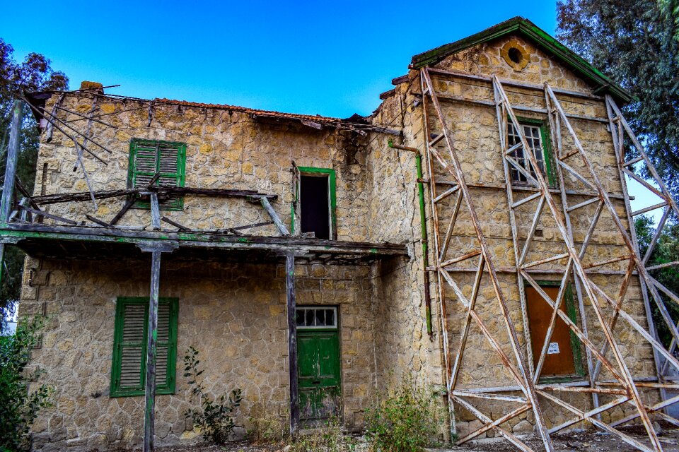 Abandoned old exterior