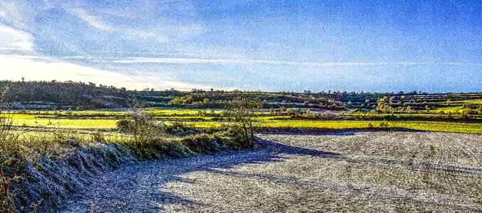 Nature panoramic sky photo