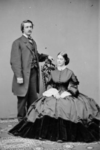 Hon. William Sprague and wife (Kate Chase Sprague), R.I - NARA - 529836 (cropped)