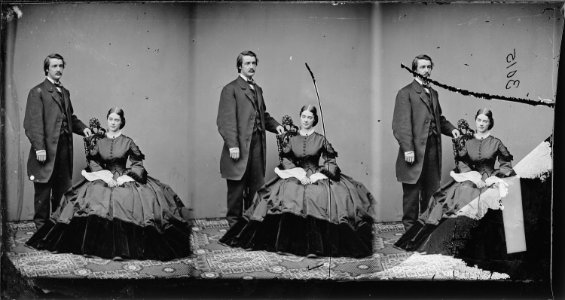 Hon. William Sprague, R.I., and wife - NARA - 529849