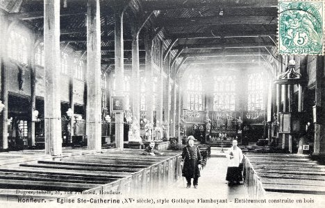 Honfleur bedeau et curé