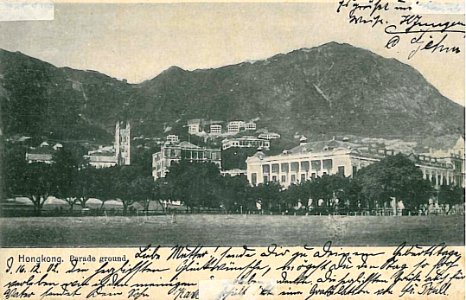 Hongkong Parade ground 1903 photo