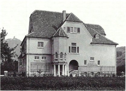 Honnef Landhaus von Kleist 1909 Südostseite