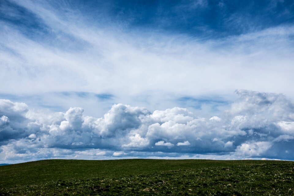 Highland blue sky
