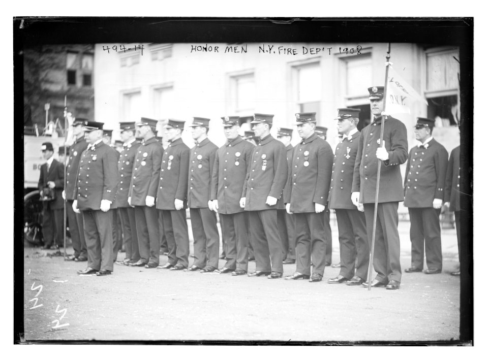 Honor men N.Y. Fire Dep't. LCCN2014682398