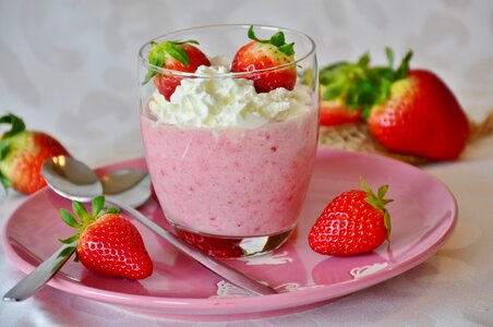 Berry cream shake photo