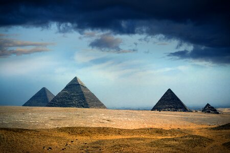 Sky desert sand