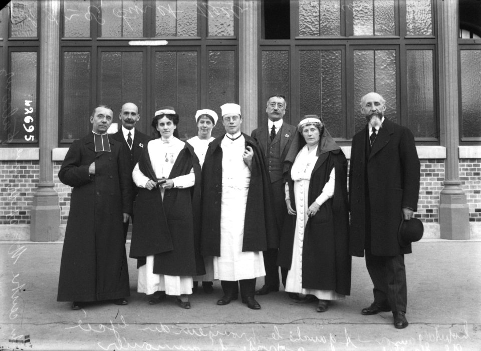 Hopital au lycée Janson de Sailly 1914