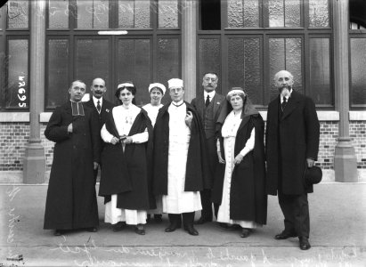 Hopital au lycée Janson de Sailly 1914
