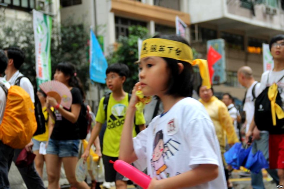 Hong Kong July 1 march 2013 12