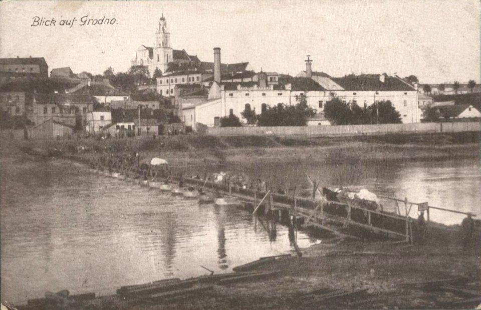 Horadnia, Nioman, Sapieha-Bernardynski. Горадня, Нёман, Сапега-Бэрнардынскі (1915)