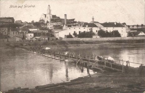 Horadnia, Nioman, Sapieha-Bernardynski. Горадня, Нёман, Сапега-Бэрнардынскі (1915)
