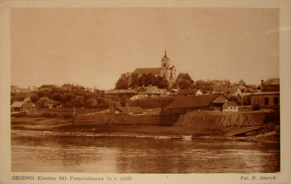 Horadnia, Nioman-Zaniomanskaje pradmieście, Franciškanski. Горадня, Нёман-Занёманскае прадмесьце, Францішканскі (D. Aneryk, 1919-39)