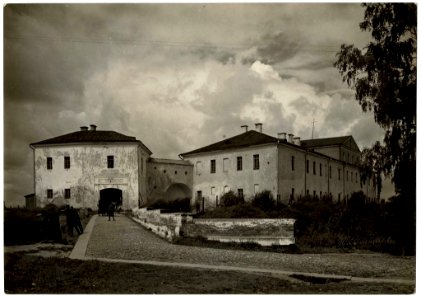 Horadnia, Stary zamak. Горадня, Стары замак (H. Poddębski, 1930)