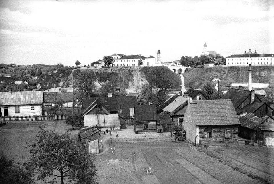 Horadnia, Zaniomanskaje pradmieście-Nioman, Stary zamak. Горадня, Занёманскае прадмесьце-Нёман, Стары замак (H. Poddębski, 1932-35)