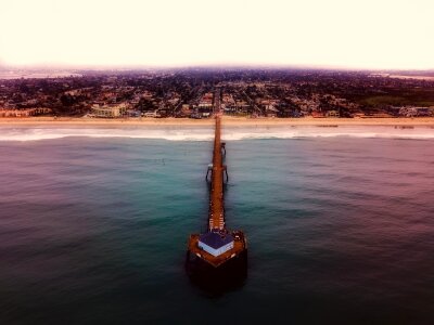 Ocean pacific pier photo