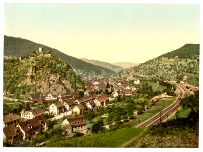 Hornberg, general view, Black Forest, Baden, Germany-LCCN2002696343