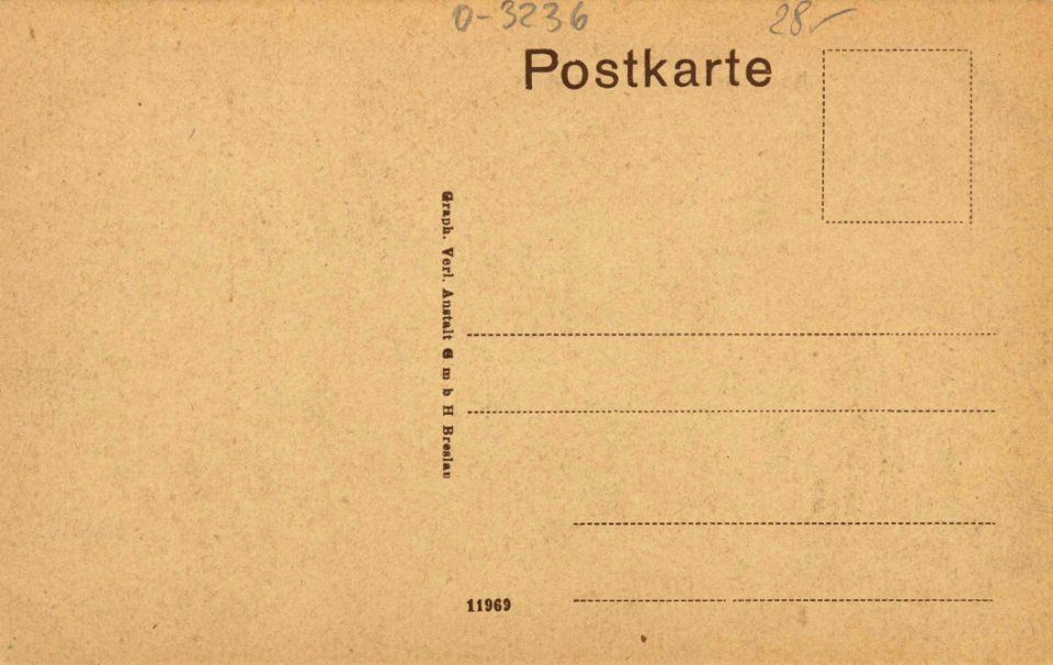 Hornhausen, Sachsen-Anhalt - Hauptstraße und Wulferstedter Straße (back) (Zeno Ansichtskarten)
