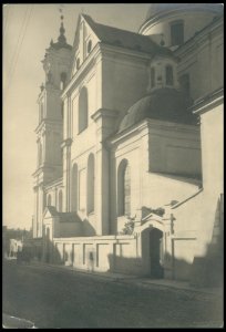 Horadnia, Aziorskaja-Stary Rynak, Katedra. Горадня, Азёрская-Стары Рынак, Катэдра (J. Bułhak, 1934)
