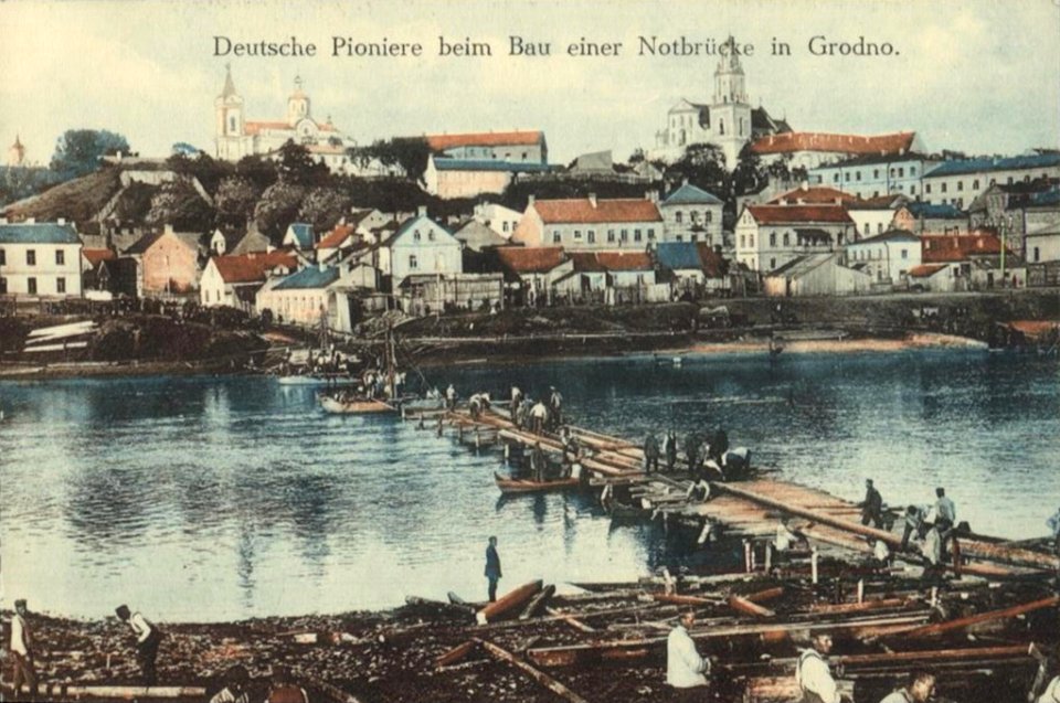 Horadnia, Nioman, Bernardynski. Горадня, Нёман, Бэрнардынскі (1915) (2)