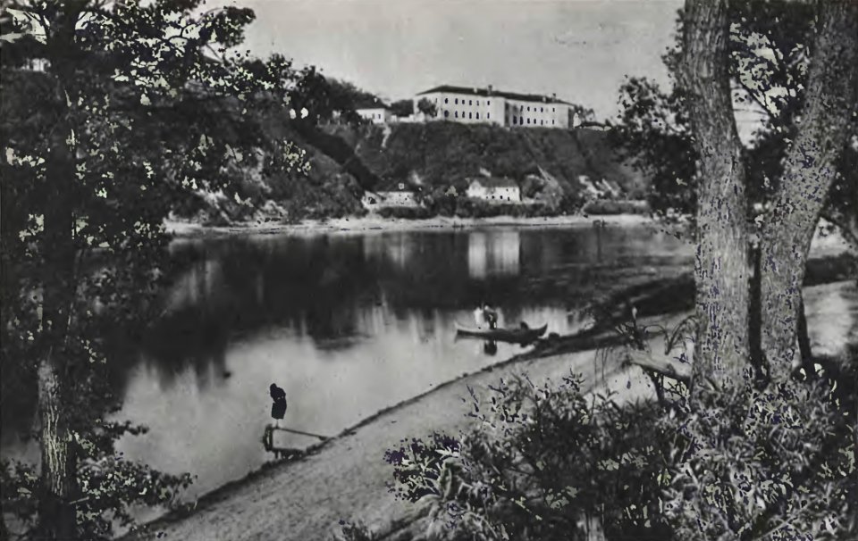 Horadnia, Nioman, Novy zamak. Горадня, Нёман, Новы замак (J. Bułhak, 1930)