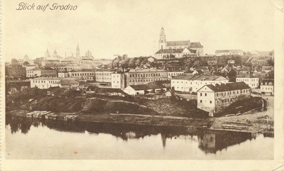 Horadnia, Nioman-Mastavaja. Горадня, Нёман-Маставая (1916)